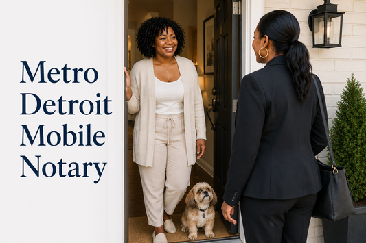 Detroit Mobile Notary: What Does a Mobile Notary Do?